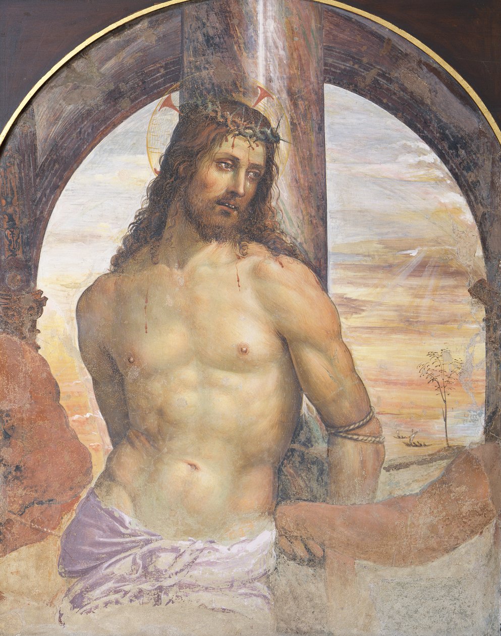 sütundaki İsa by Giovanni Antonio Bazzi Sodoma