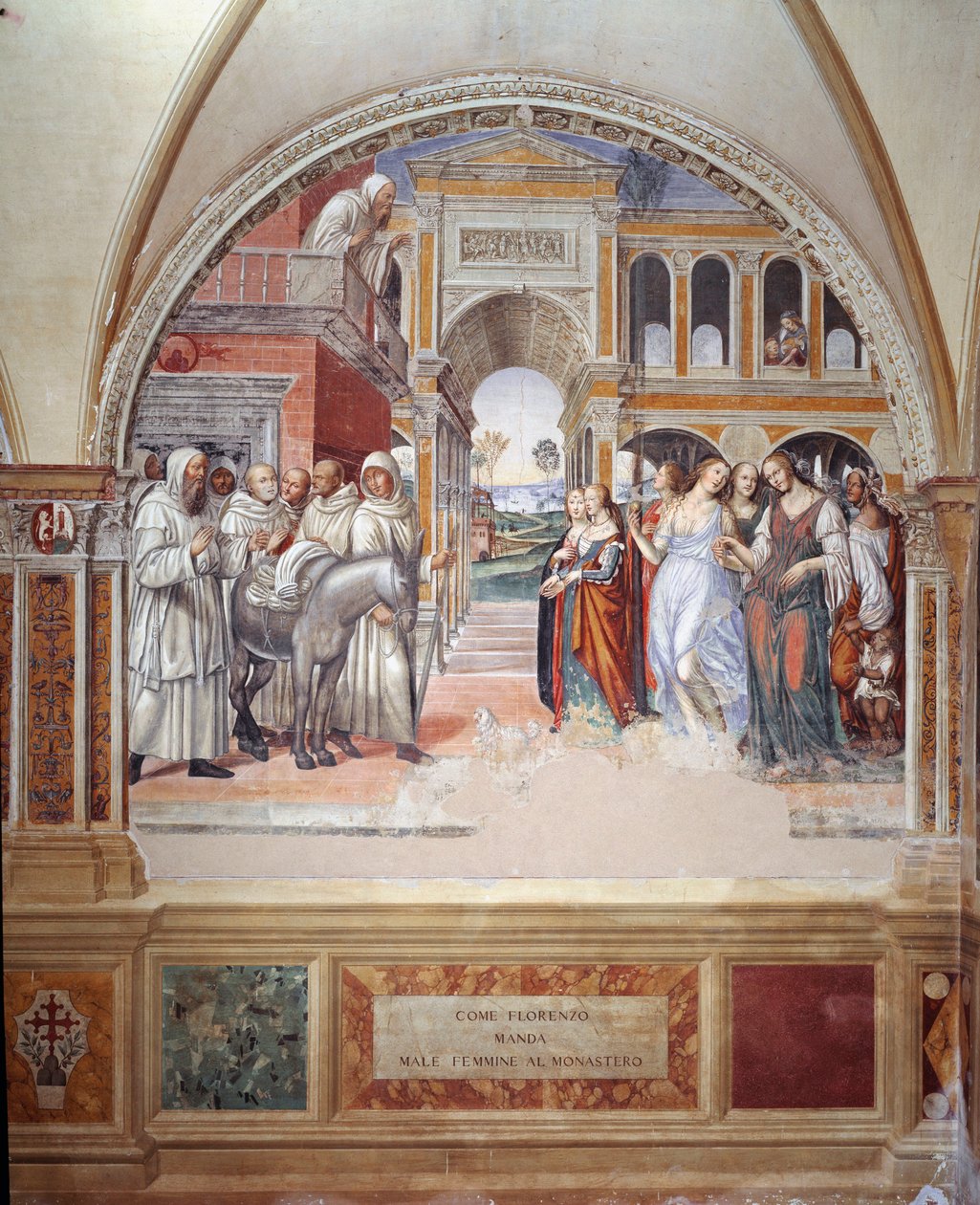 Fiorenzo manastıra fahişeleri nasıl gönderir (Fiorenzo manastıra fahişeleri nasıl gönderir) - Tarikatın kurucusu Aziz Benedict