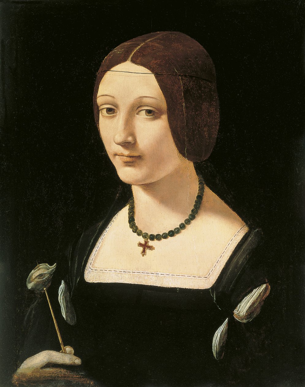 Bir Hanımefendinin Portresi olarak Aziz Lucy by Giovanni Antonio Boltraffio