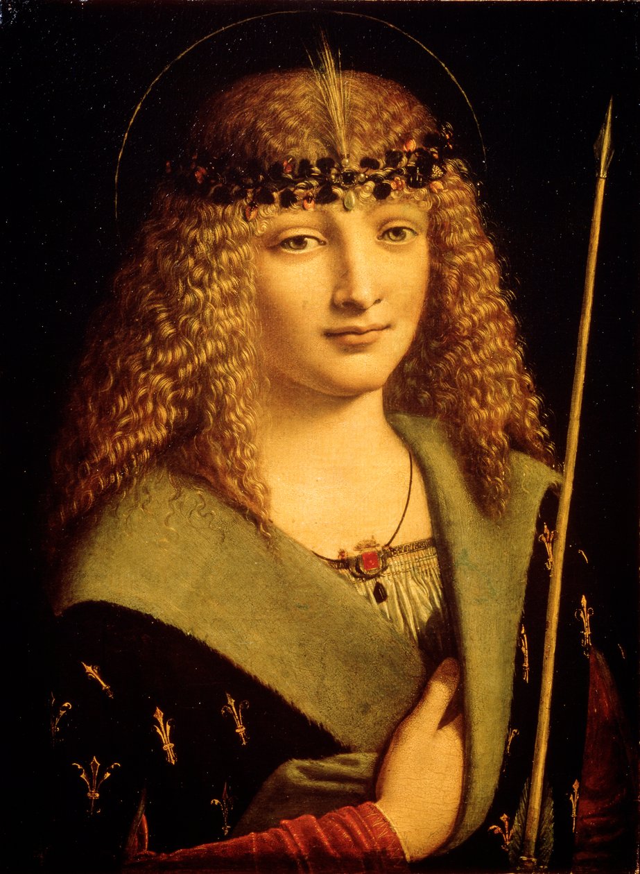 Bir Gençliğin Portresi, Aziz Sebastian, c1500 by Giovanni Antonio Boltraffio