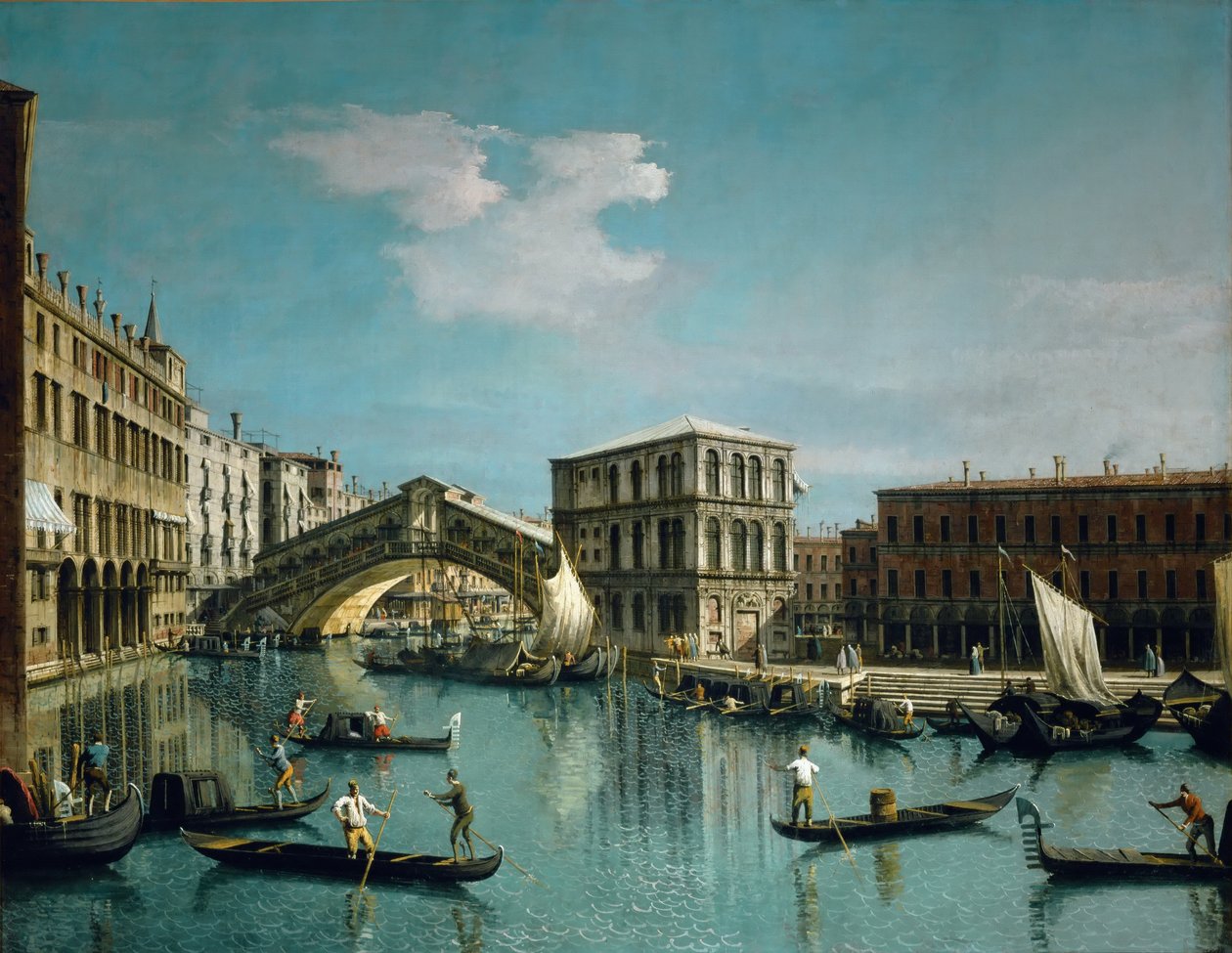 Rialto Köprüsü by Giovanni Antonio Canal