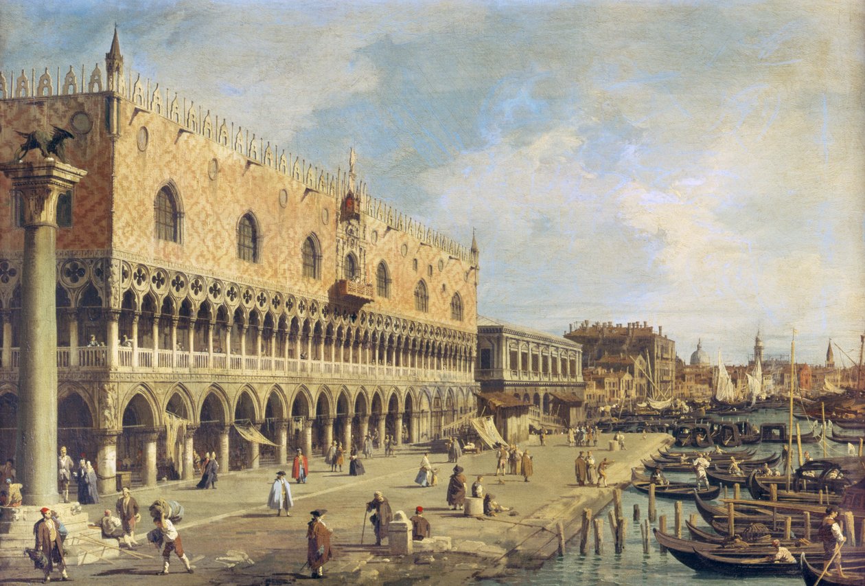 Riva degli Schiavoni, Venedik by Giovanni Antonio Canal