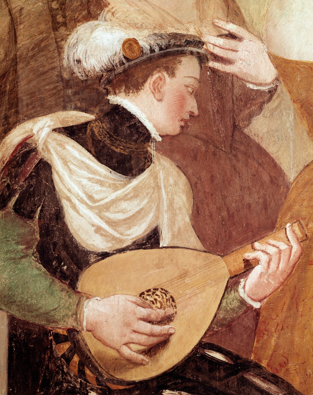 Dans Davetiyeleri, detay (Fresco by Giovanni Antonio Fasolo