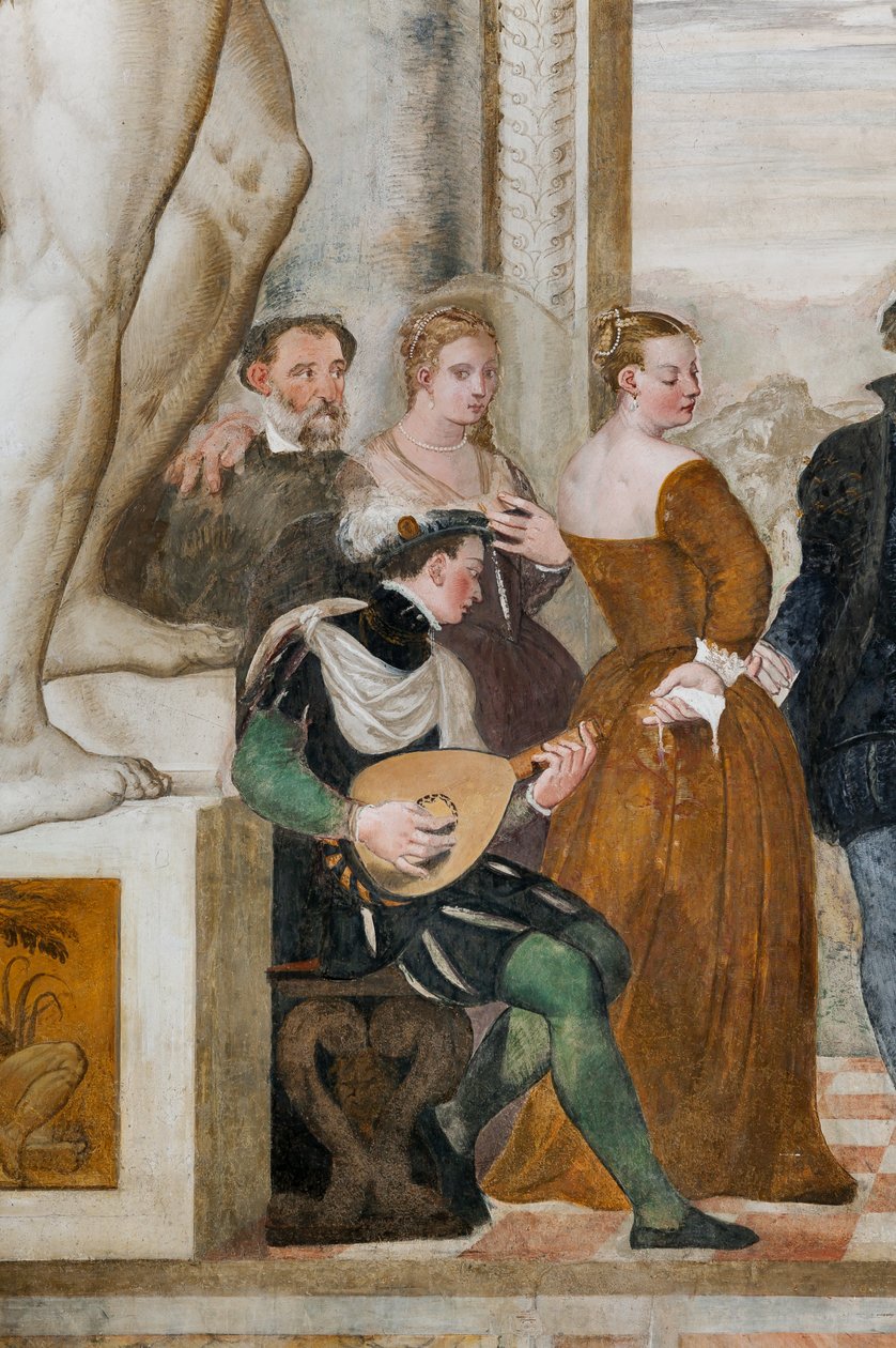 Dansa Davet, Ana Salon, c.1570 (fresk) by Giovanni Antonio Fasolo