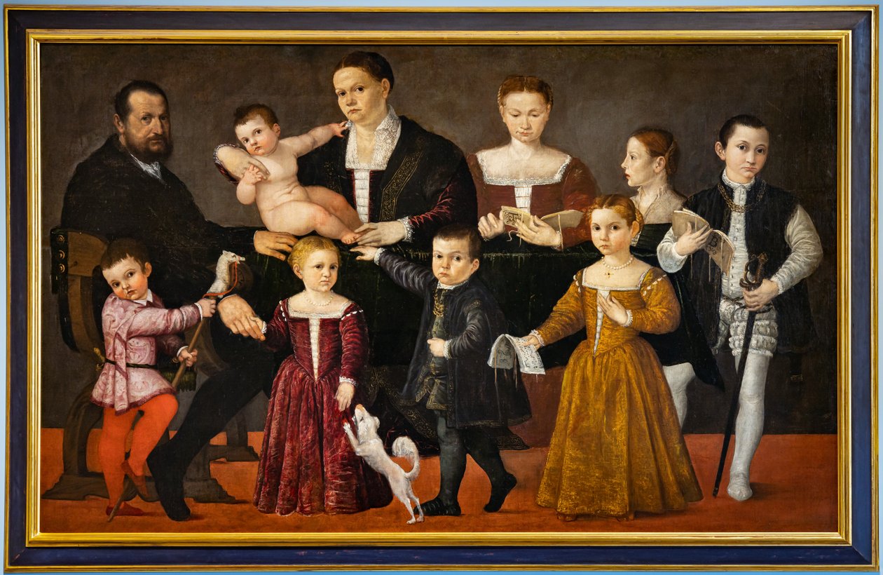 Valmarana Ailesinin Portresi by Giovanni Antonio Fasolo