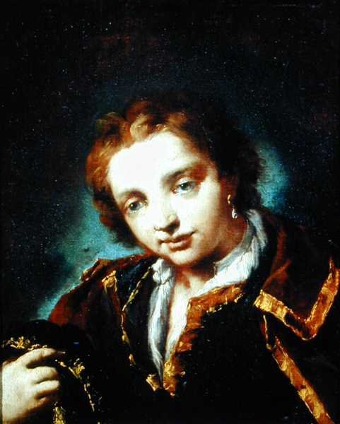 Bir Genç Adamın Portresi (tuval üzerine yağlı boya) by Giovanni Antonio Guardi