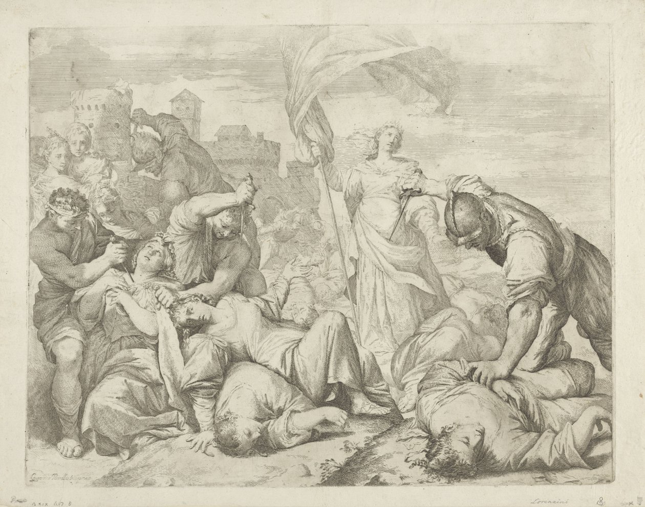 Aziz Ursula ve Yoldaşlarının Şehadeti by Giovanni Antonio Lorenzini