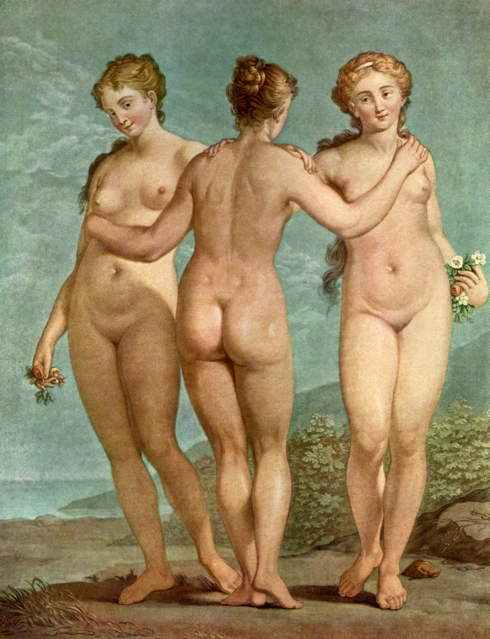 Üç Güzeller by Giovanni Antonio Pellegrini