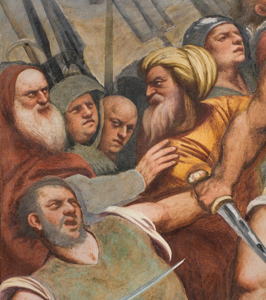Orta Koridor, İlk Güney Açıklığı, İsa çarmıha gerilmiş, Pordenone by Giovanni Antonio Pordenone