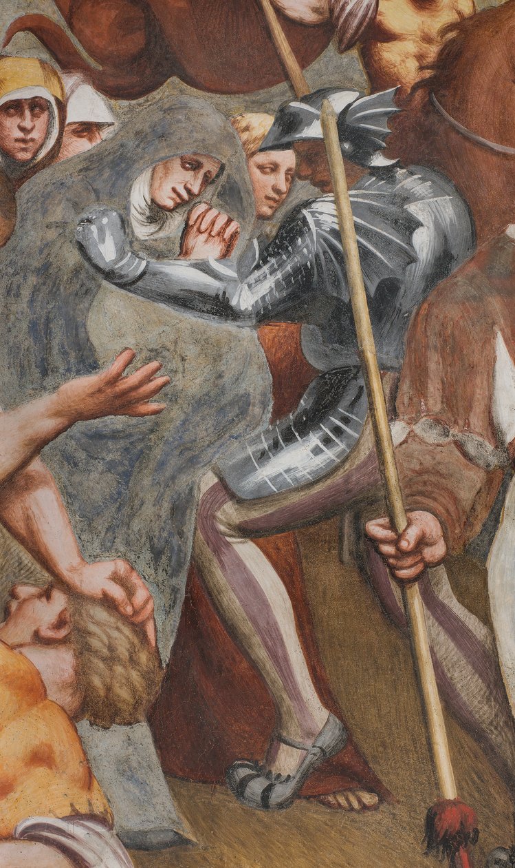 Orta Koridor, İlk Güney Açıklığı, İsa çarmıha gerilmiş, Pordenone by Giovanni Antonio Pordenone