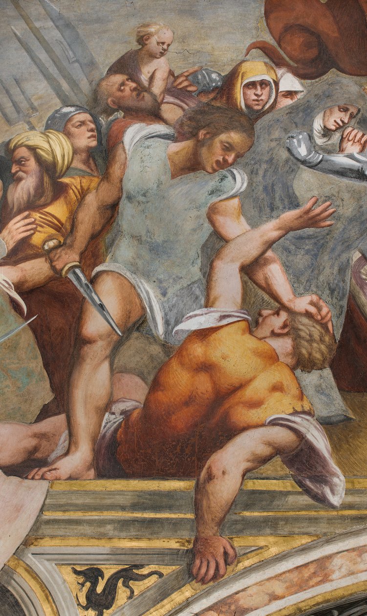 Orta Koridor, İlk Güney Açıklığı, İsa çarmıha gerilmiş, Pordenone by Giovanni Antonio Pordenone