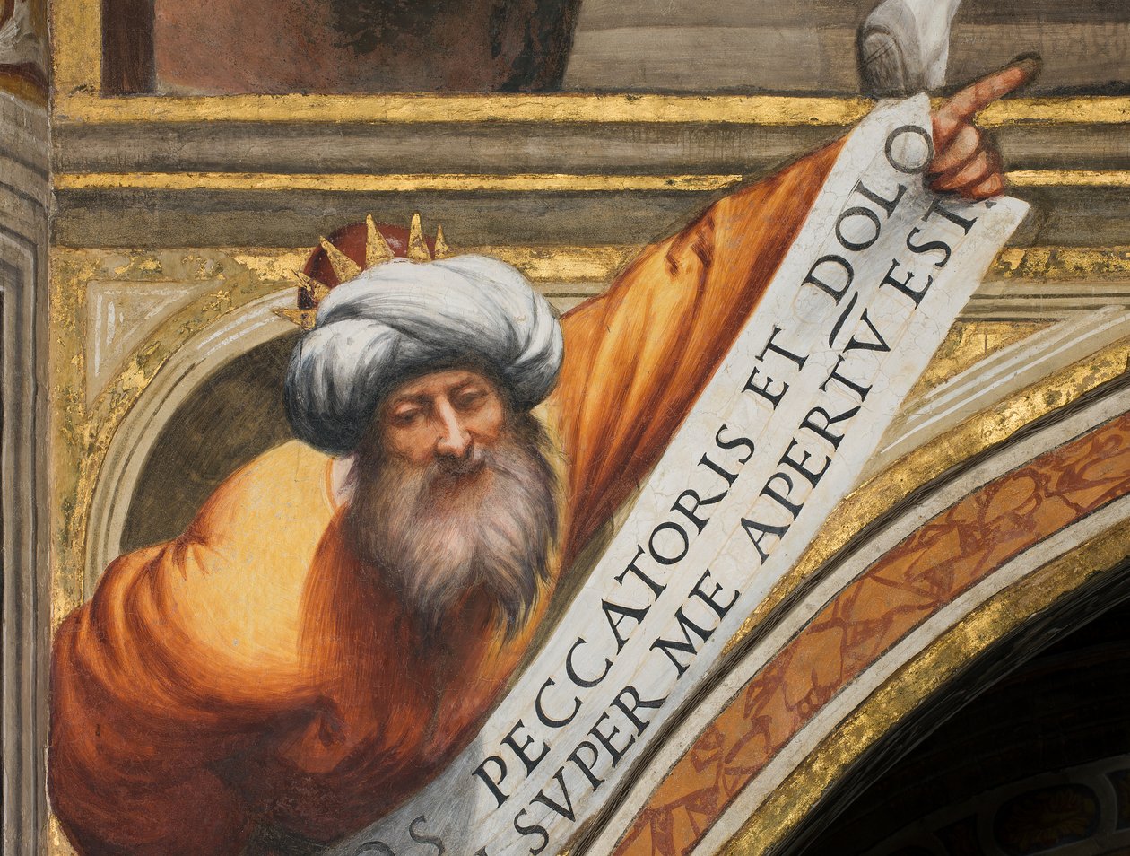 Orta Nef, Plume Üçüncü Açıklık Güney, IL Pordenone 1520, Peygamberli Göğüs by Giovanni Antonio Pordenone