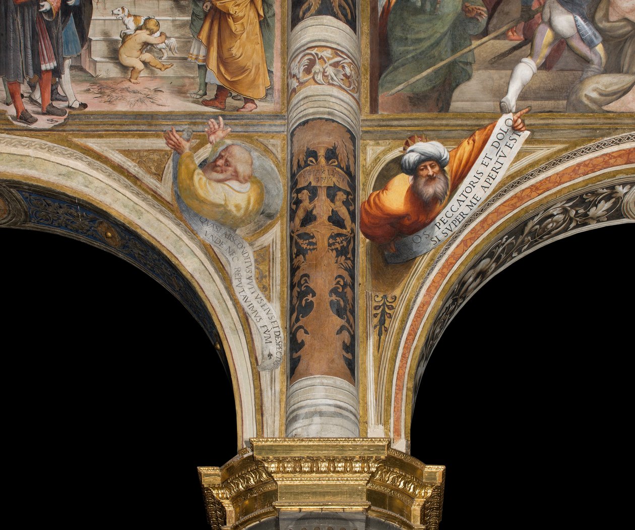 Orta Nef, Üçüncü ve Dördüncü Güney Açıklıklı Tüy, IL Pordenone 1520, Peygamberli Büstler by Giovanni Antonio Pordenone