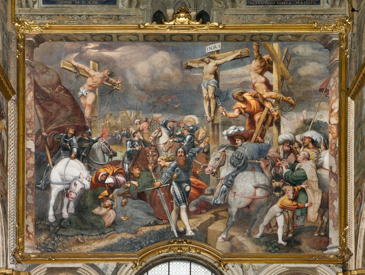 Counterfaccata, IL Pordenone, Çarmıha Gerilme 1520-21 by Giovanni Antonio Pordenone