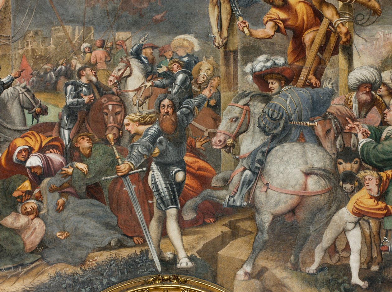 Counterfaccata, IL Pordenone, Çarmıha Gerilme 1520-21, Detay by Giovanni Antonio Pordenone