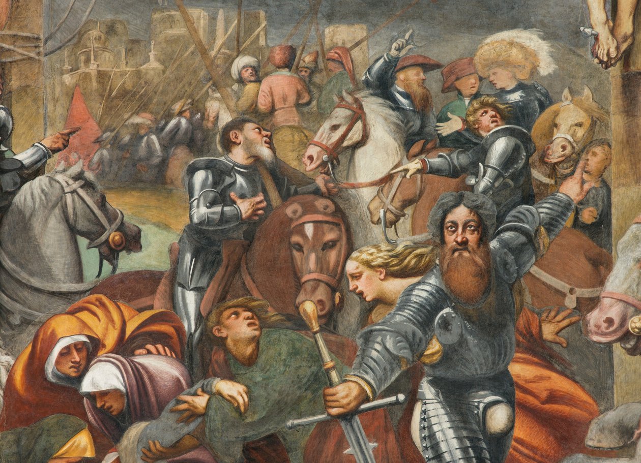 Counterfaccata, IL Pordenone, Çarmıha Gerilme 1520-21, Detay by Giovanni Antonio Pordenone