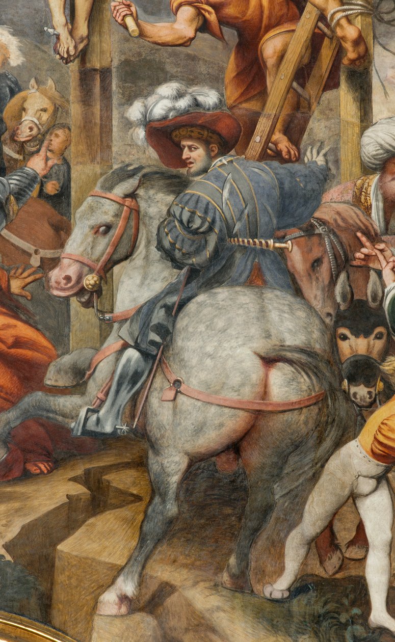 Counterfaccata, IL Pordenone, Çarmıha Gerilme 1520-21, Detay by Giovanni Antonio Pordenone