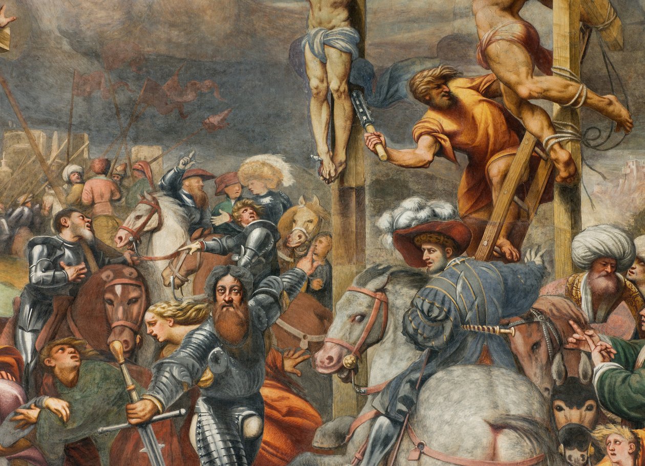 Counterfaccata, IL Pordenone, Çarmıha Gerilme 1520-21, Detay by Giovanni Antonio Pordenone