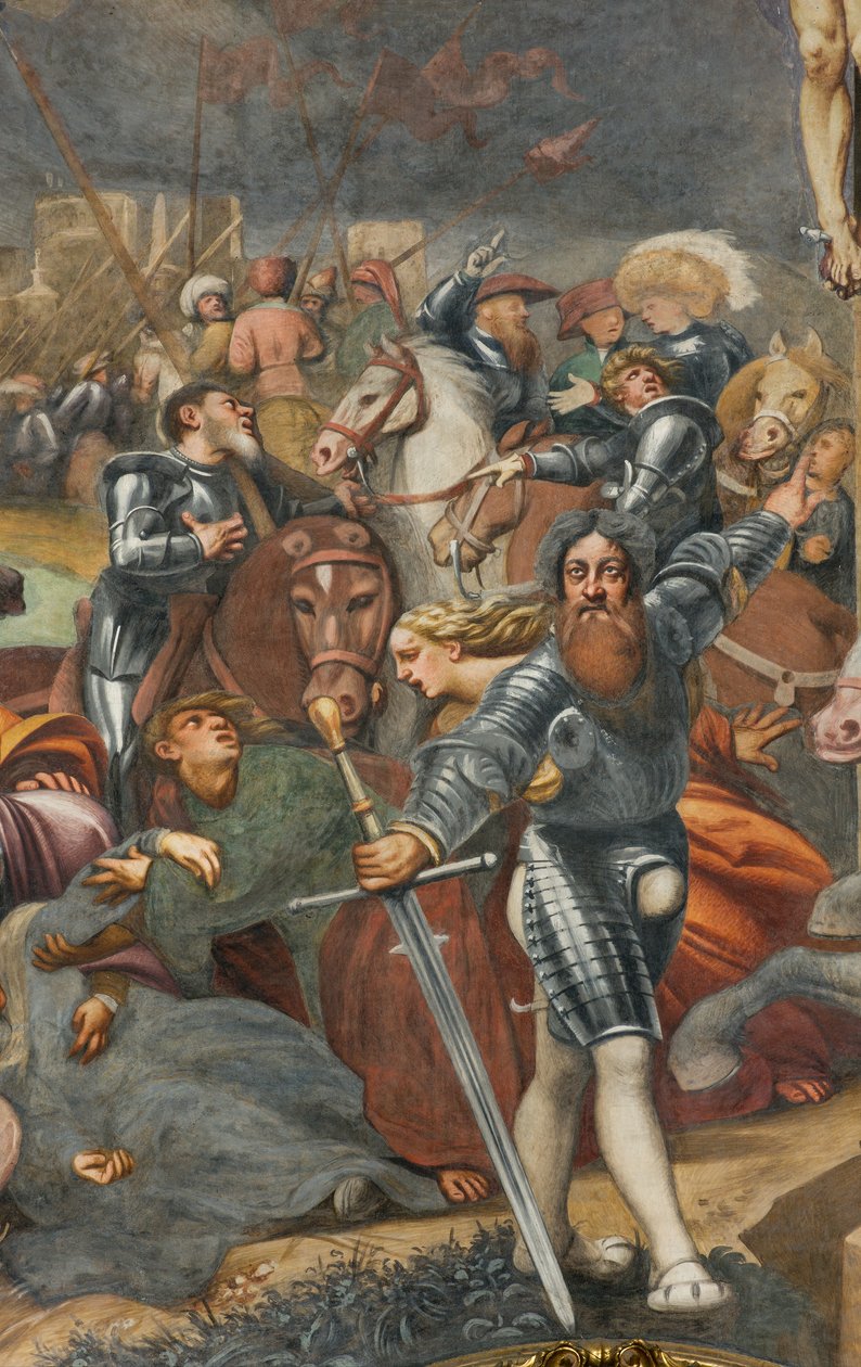 Counterfaccata, IL Pordenone, Çarmıha Gerilme 1520-21, Detay by Giovanni Antonio Pordenone