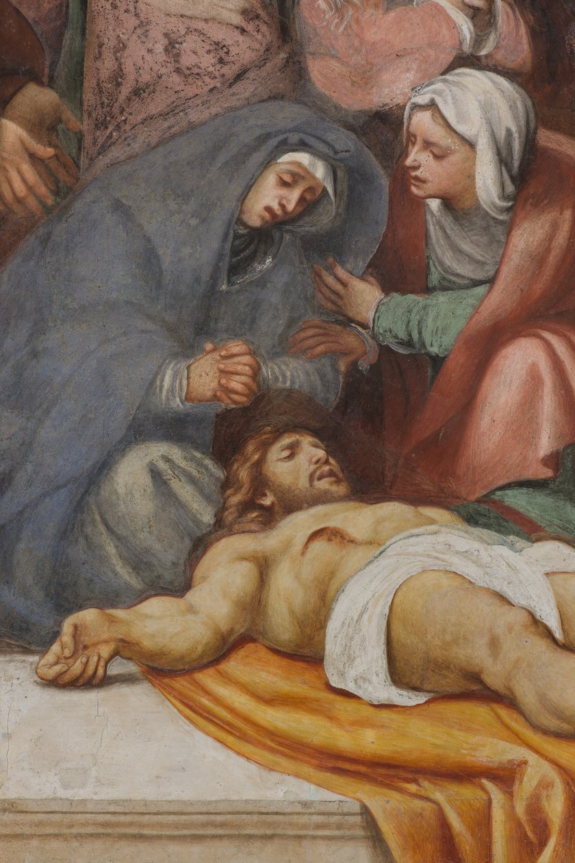 Counterfaccata, IL Pordenone, Biriktirme 1522, Detay by Giovanni Antonio Pordenone