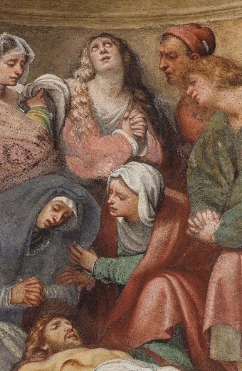 Counterfaccata, IL Pordenone, Biriktirme 1522, Detay by Giovanni Antonio Pordenone