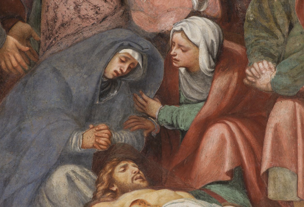 Counterfaccata, IL Pordenone, Biriktirme 1522, Detay by Giovanni Antonio Pordenone