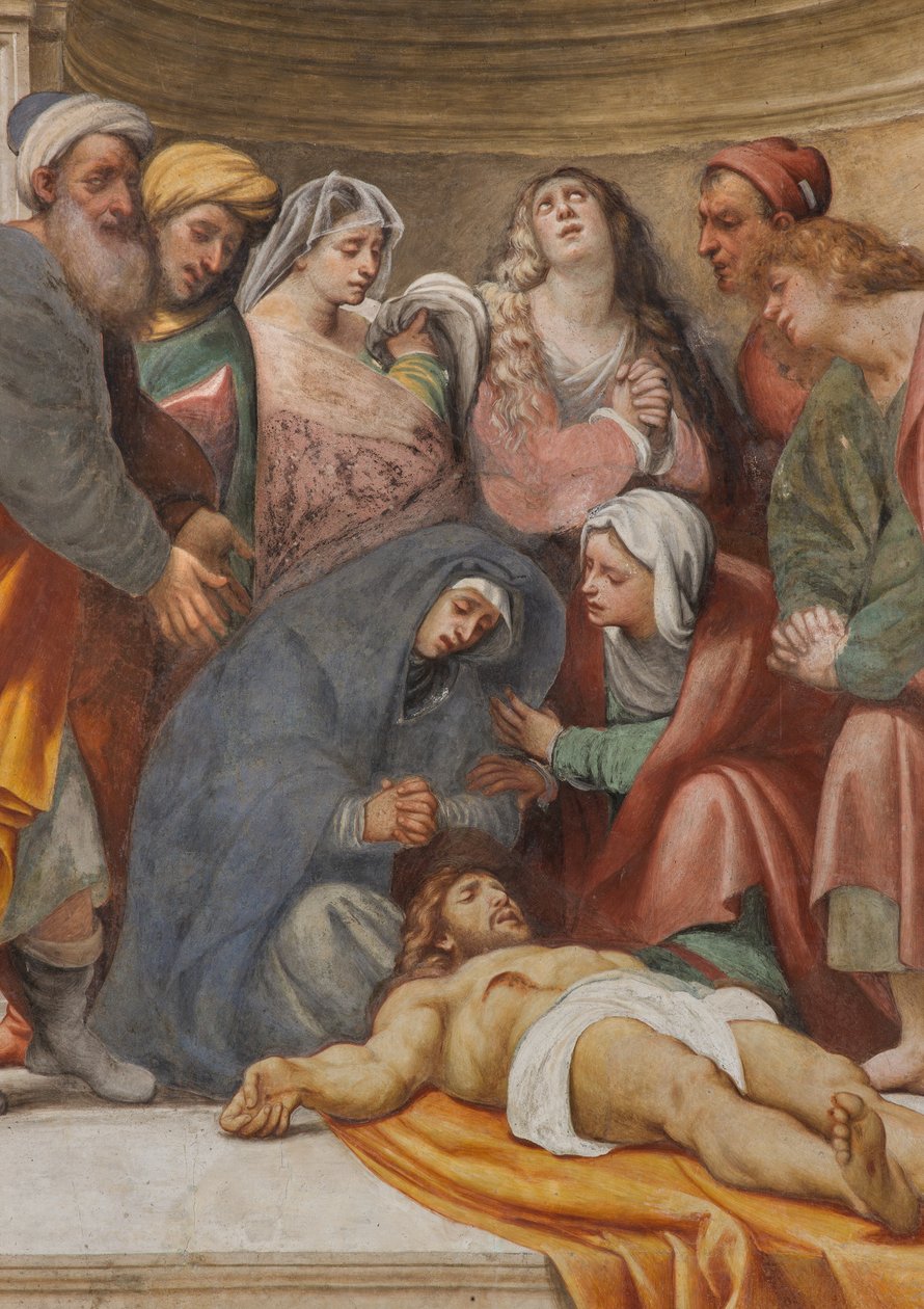Counterfaccata, IL Pordenone, Biriktirme 1522, Detay by Giovanni Antonio Pordenone