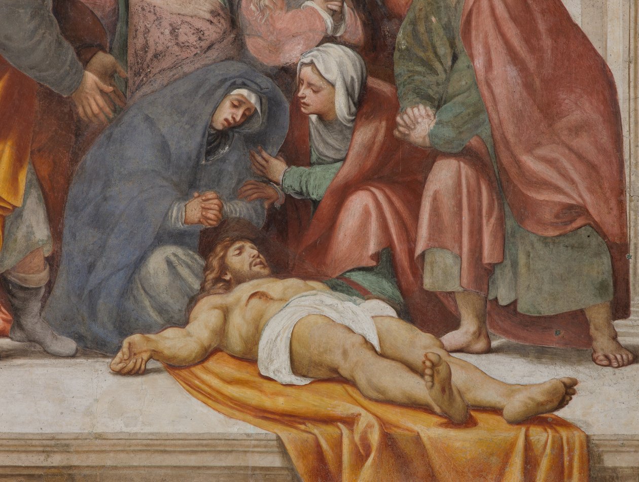 Counterfaccata, IL Pordenone, Biriktirme 1522, Detay by Giovanni Antonio Pordenone
