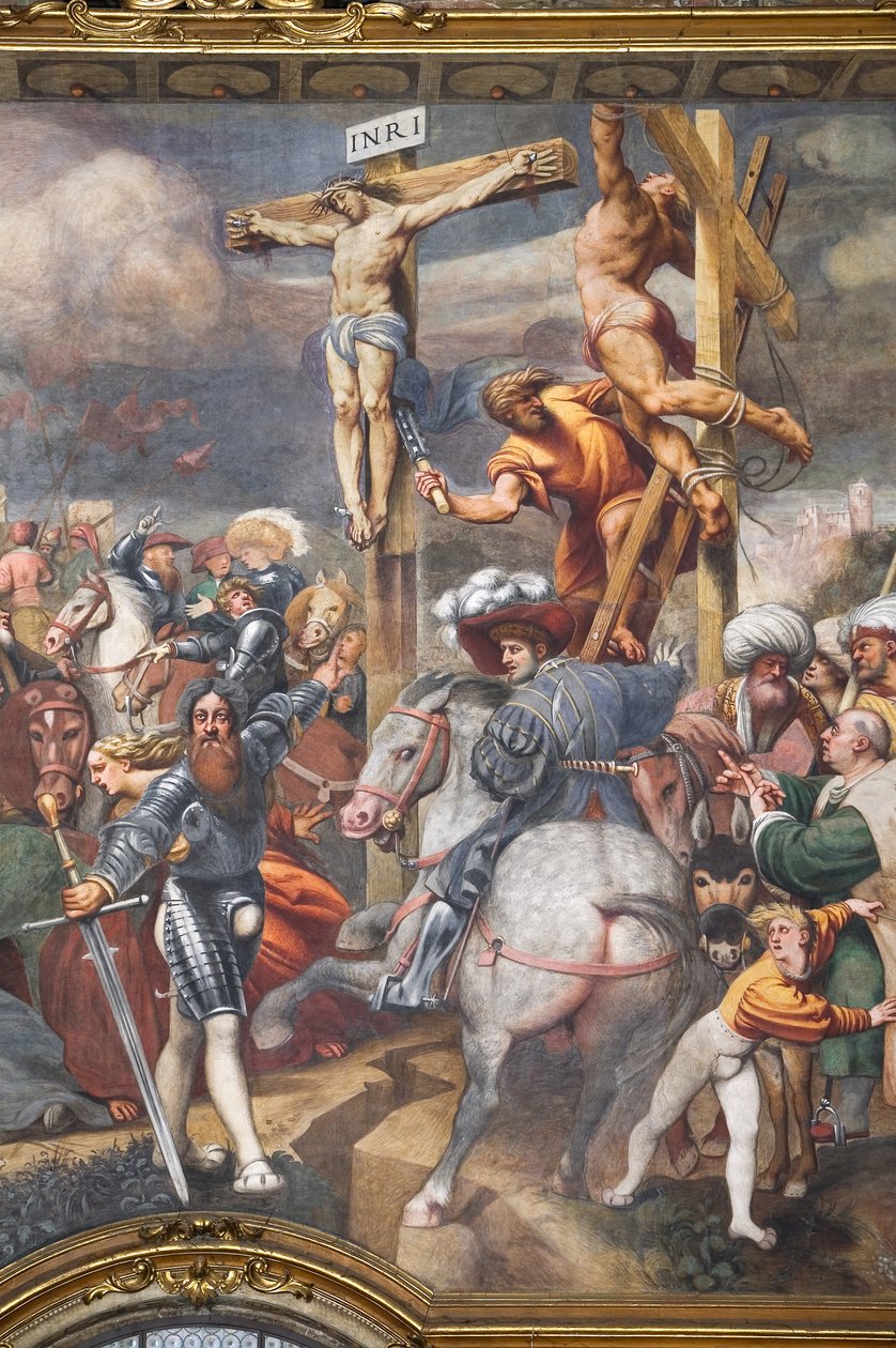 Çarmıha germe, detay 2562703 ve 2562705 by Giovanni Antonio Pordenone