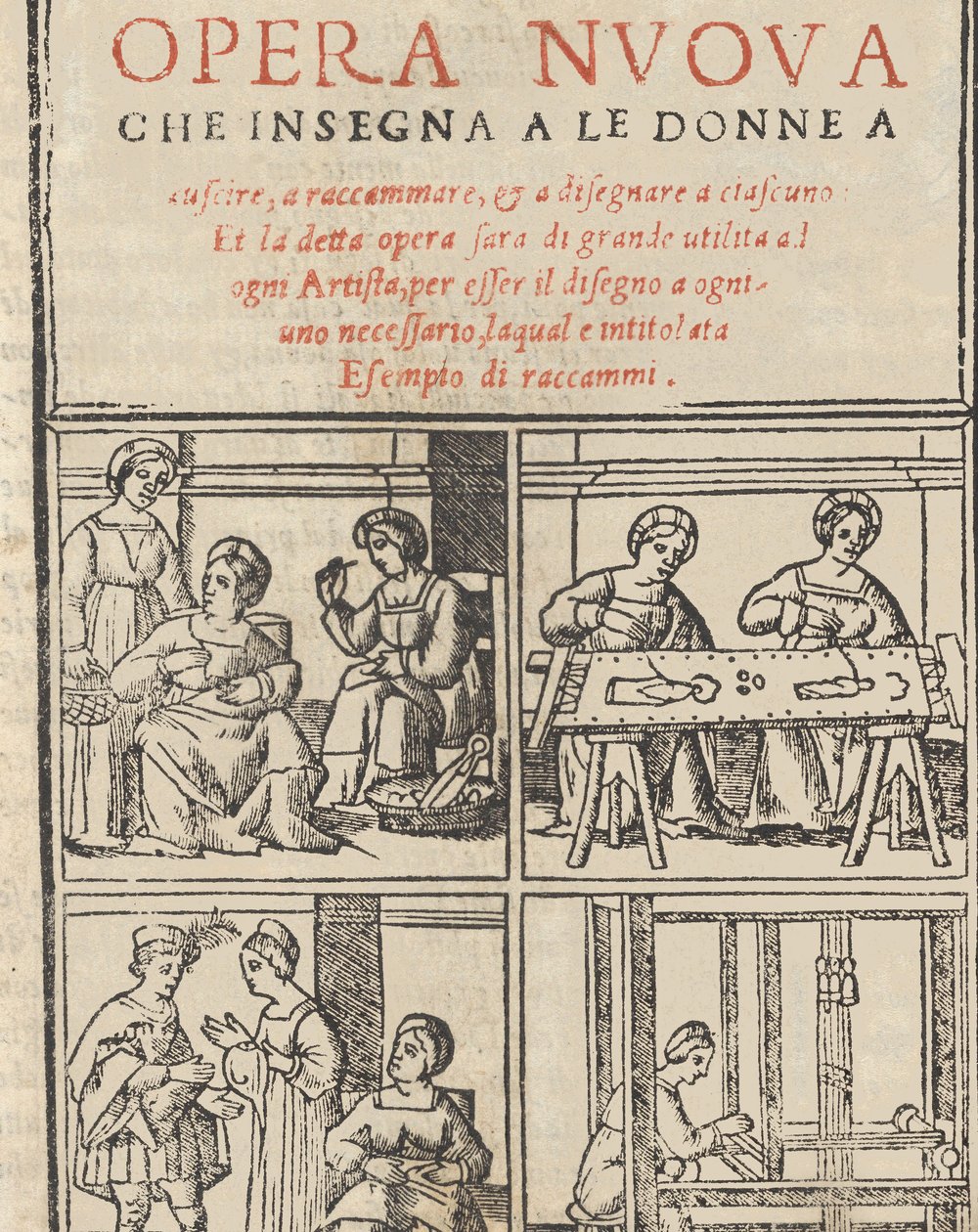 Recammi örneği, 1530. by Giovanni Antonio Tagliente