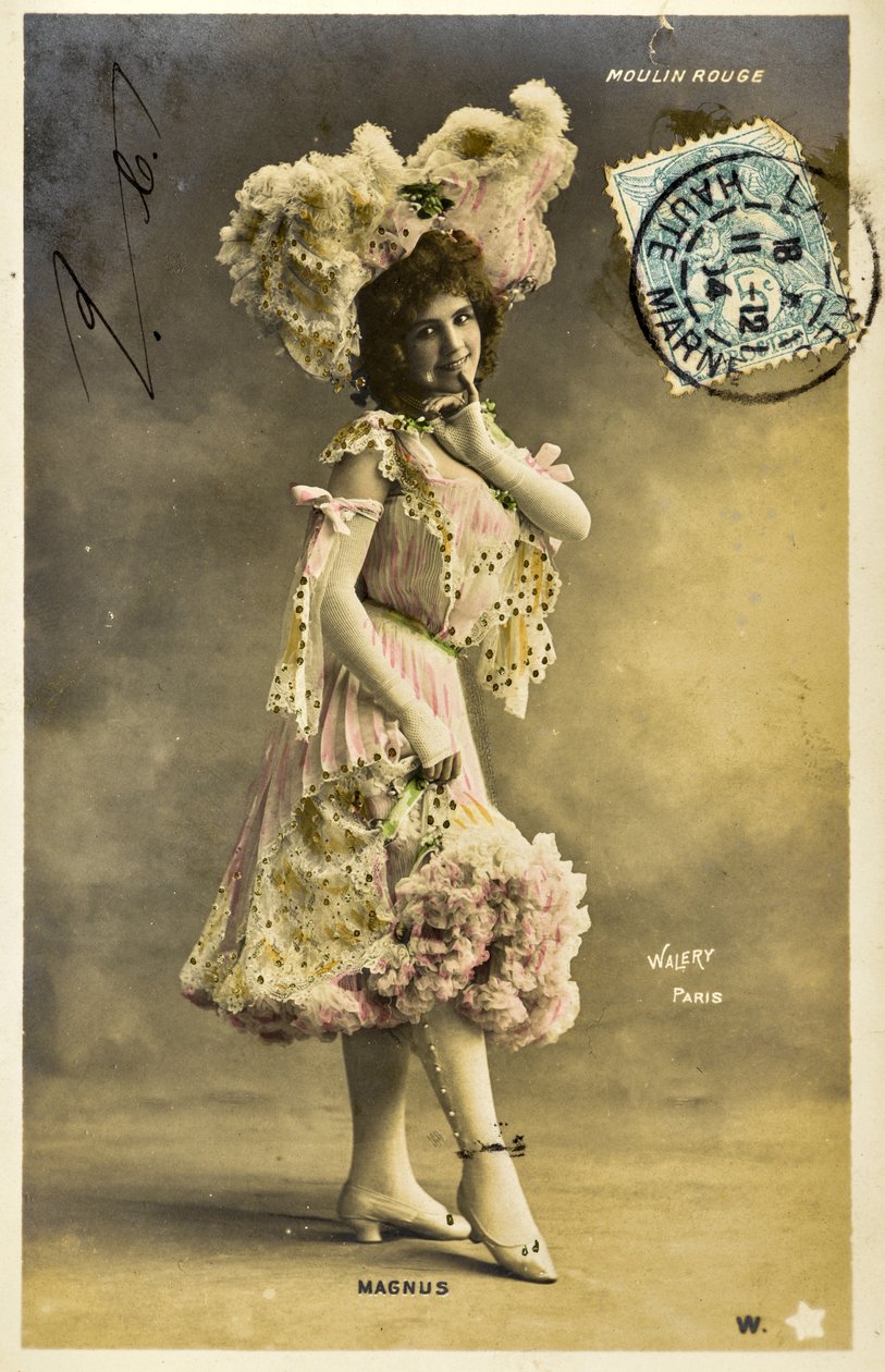 Kartpostal: Moulin Rouge - Magnus