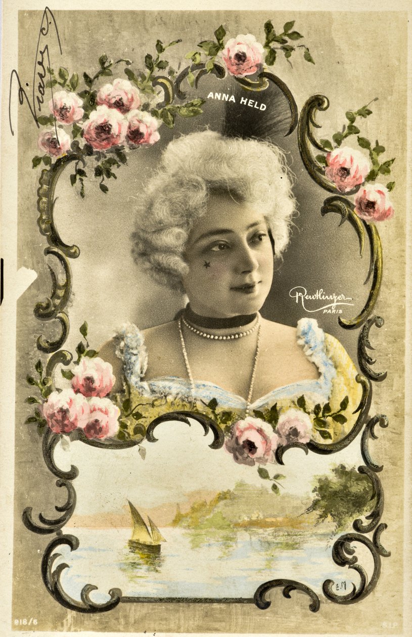 Kartpostal: Anna Held