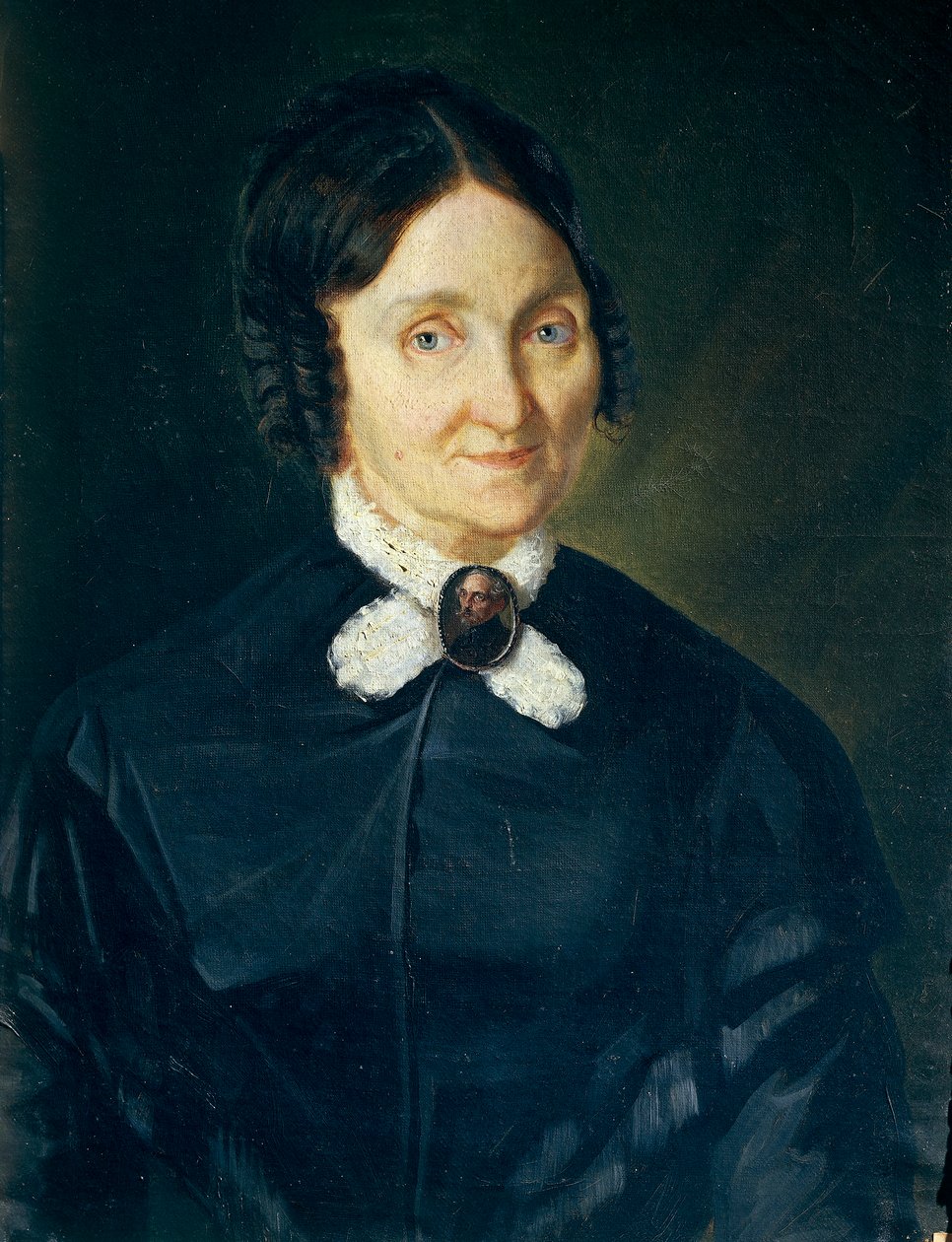 Giovanni Baccarlino#39;nun Donna Tecla Antonini de Laska#39;nın portresi, tuval üzerine yağlıboya, 47x63 cm by Giovanni Baccarlino