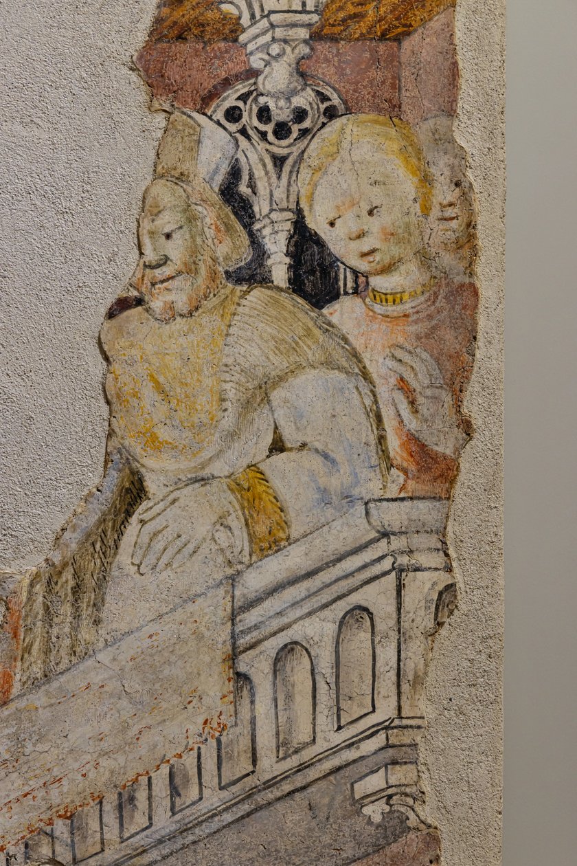 Figürlü mimari (fresk) by Giovanni Badile