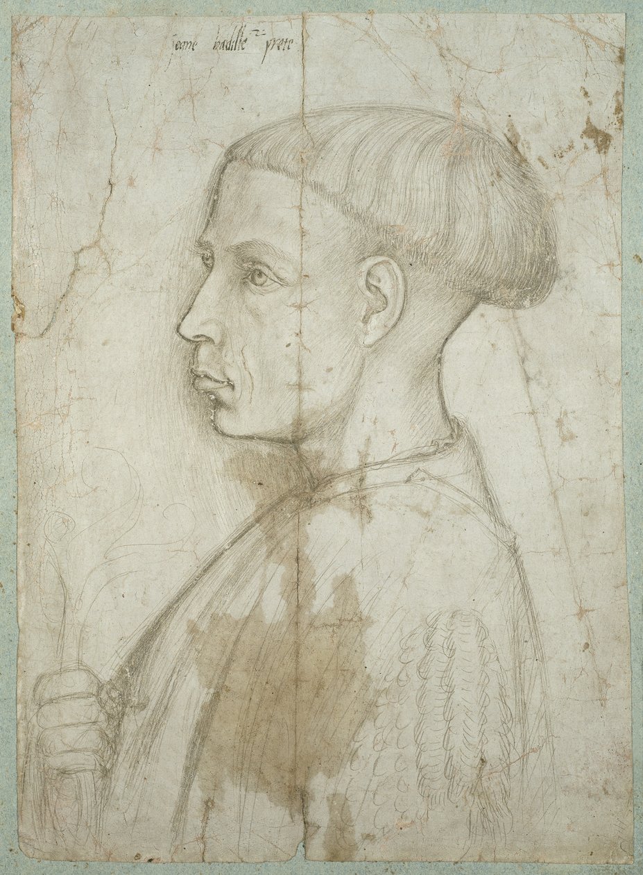 Profildeki genç bir adamın büstü, 1430-40 by Giovanni Badile