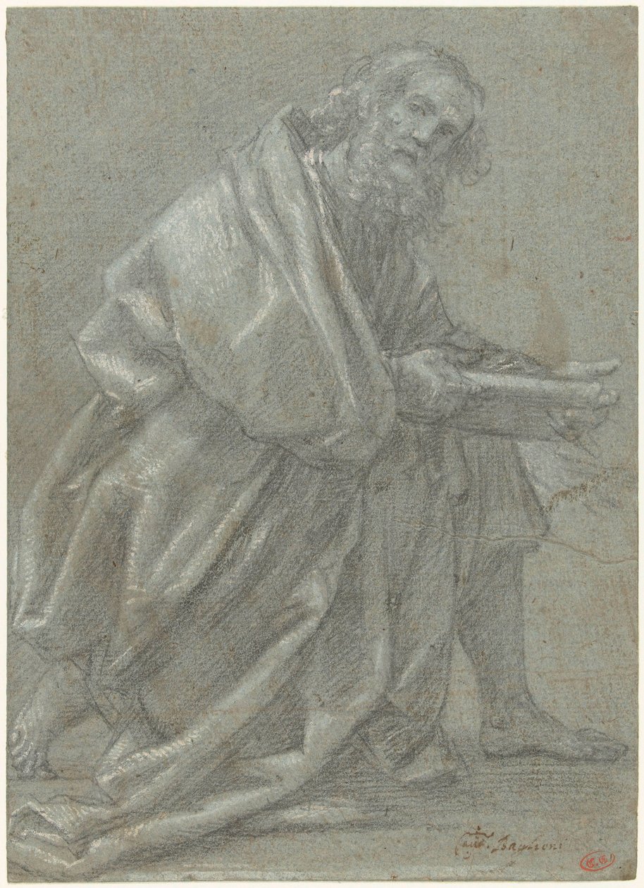 Diz çökmüş bir Havari için Çalışma by Giovanni Baglione