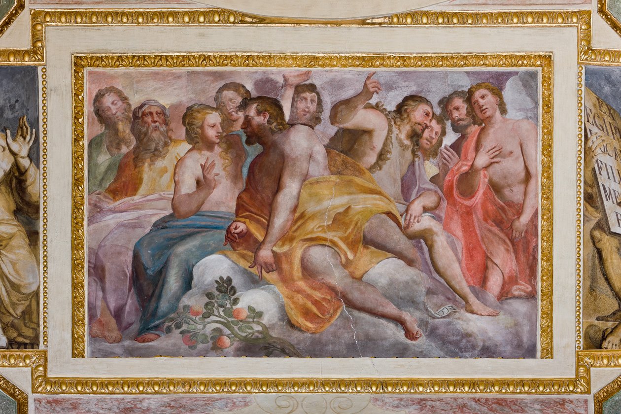 Cenova, Duomo (Aziz Lawrence Katedrali), içeride, Lercari Şapeli veya Kutsal Ayin Şapeli (Kuzey apsis), tonoz: "Eski Ahit