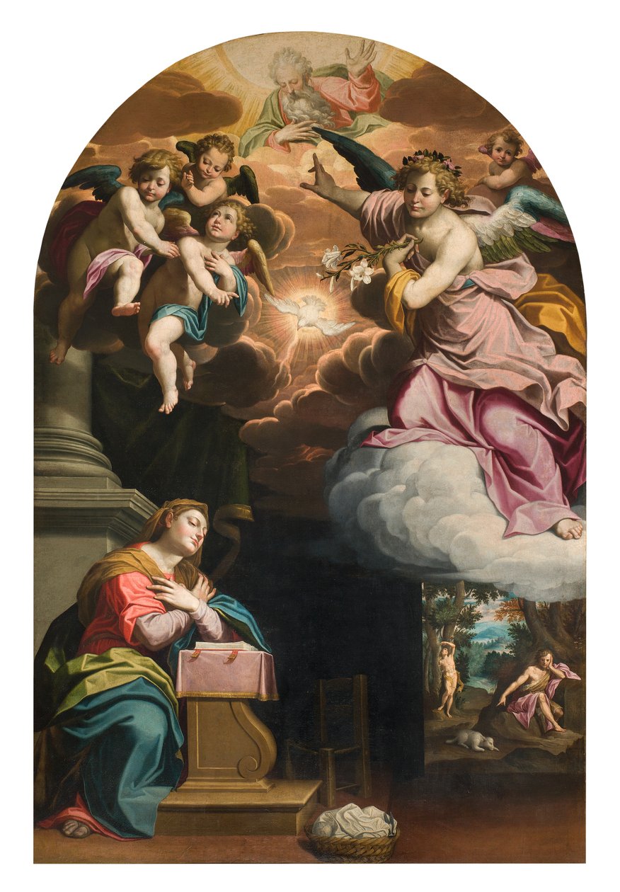 Güney Transept, Müjde Sunağı, Giovanni Battista Trotti tarafından Il Malosso 1594 olarak bilinen Altarpiece by Giovanni Battista Trotti