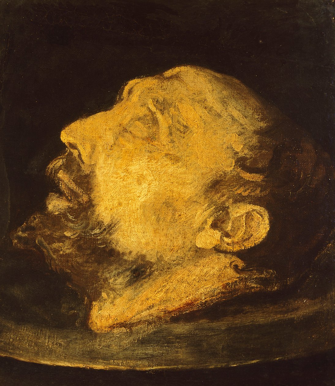 Vaftizci Yahya'nın başı bir platoda by Giovanni Battista (1567 1633) Crespi