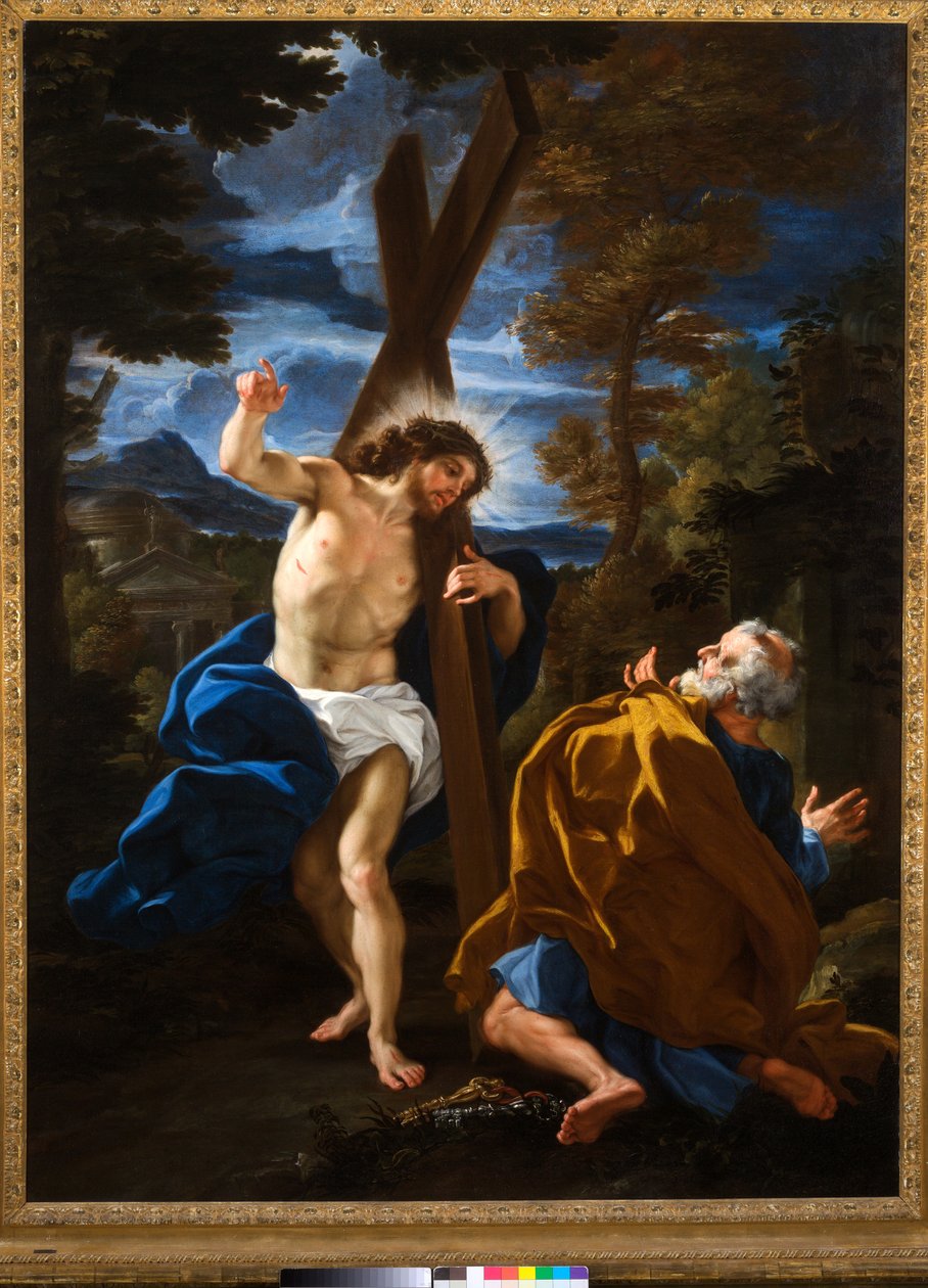 Efendim, nereye gidiyorsunuz? (tuval üzerine yağlıboya) by Giovanni Battista (1639 1709) Gaulli