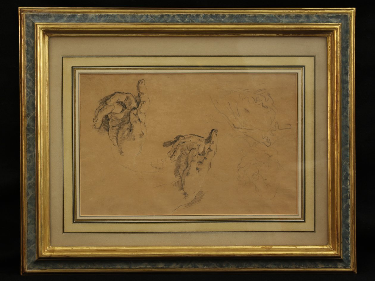 Ellerin incelenmesi (kalem) by Giovanni Battista Tiepolo