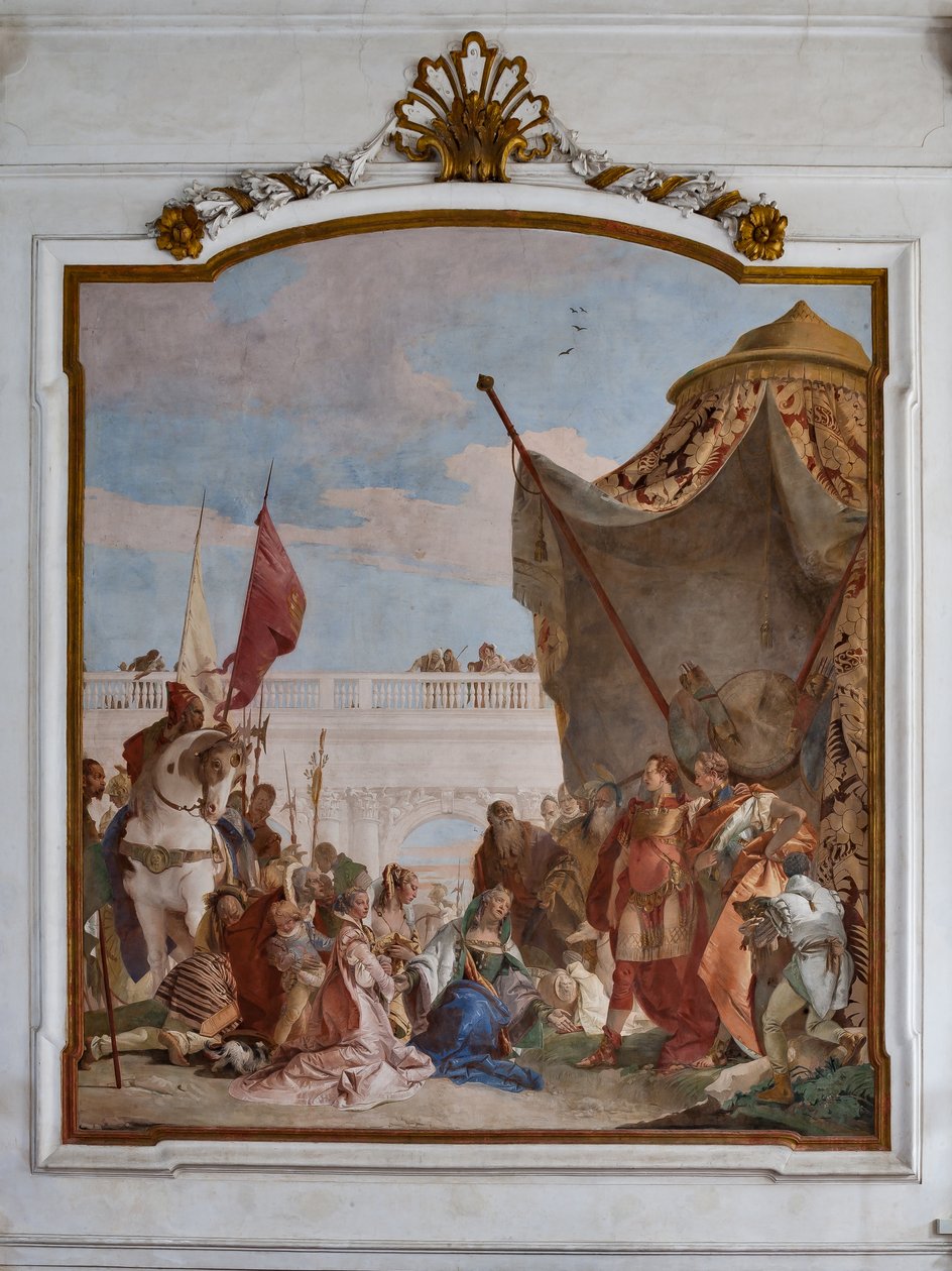 Büyük İskender Kıtası by Giovanni Battista Tiepolo