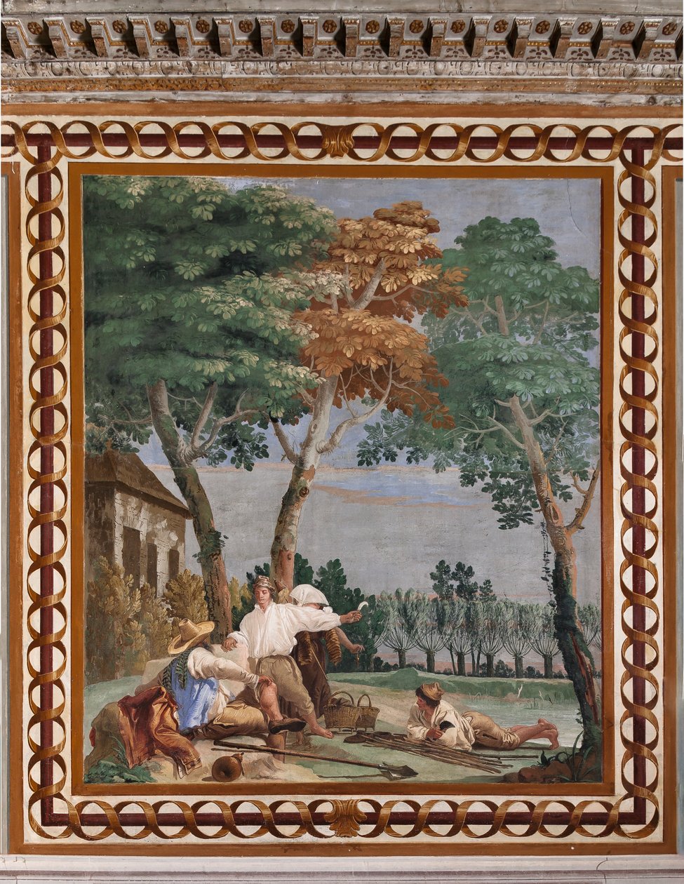 Misafirhaneler, Kırsal Sahneler Odası: "Köylü Huzuru" by Giovanni Battista Tiepolo