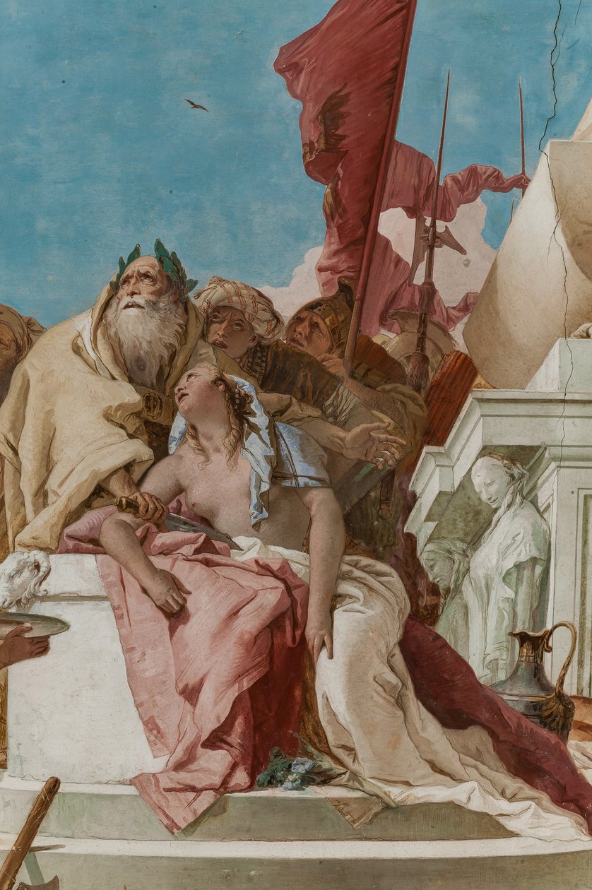 Palazzina (Küçük Bina), giriş holü: "Iphigenia