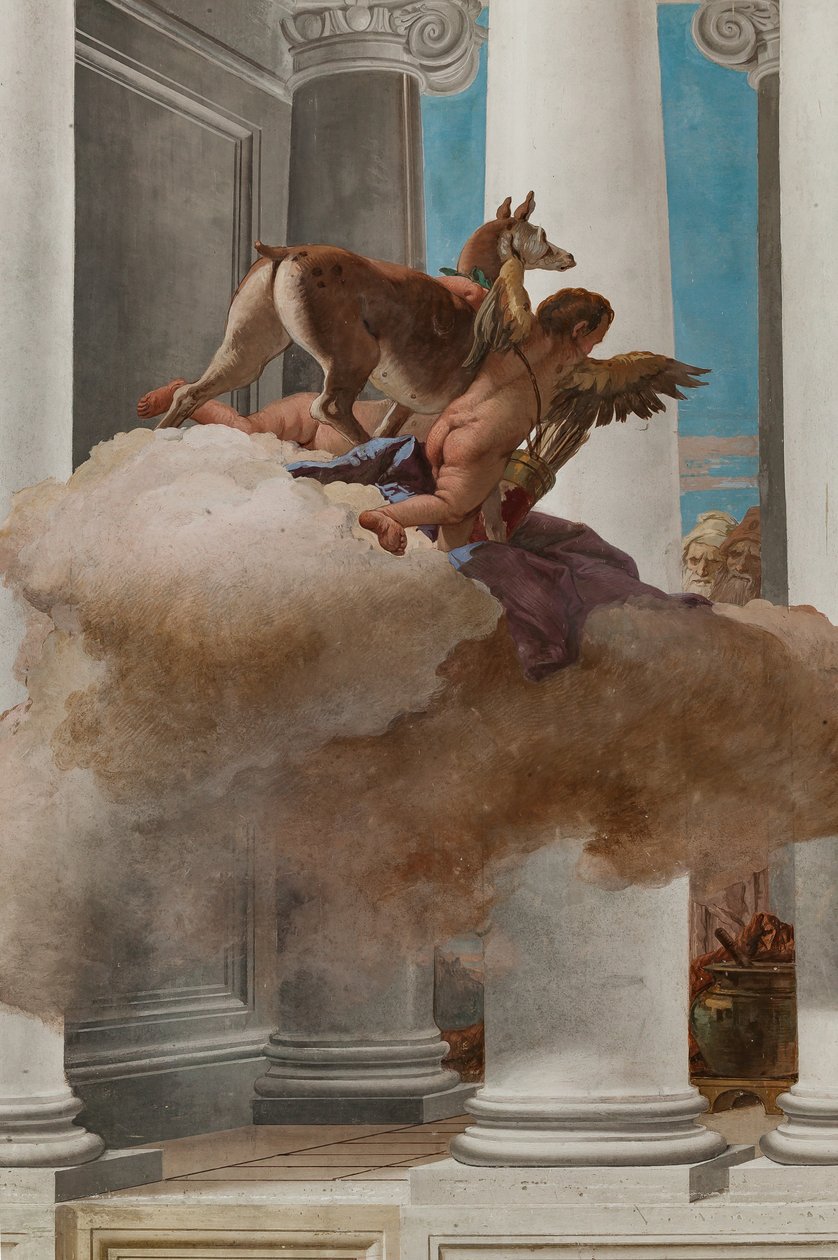 Palazzina (Küçük Bina), giriş holü: "Iphigenia