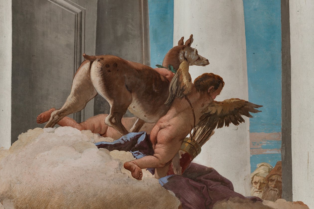 Palazzina (Küçük Bina), giriş holü: "Iphigenia