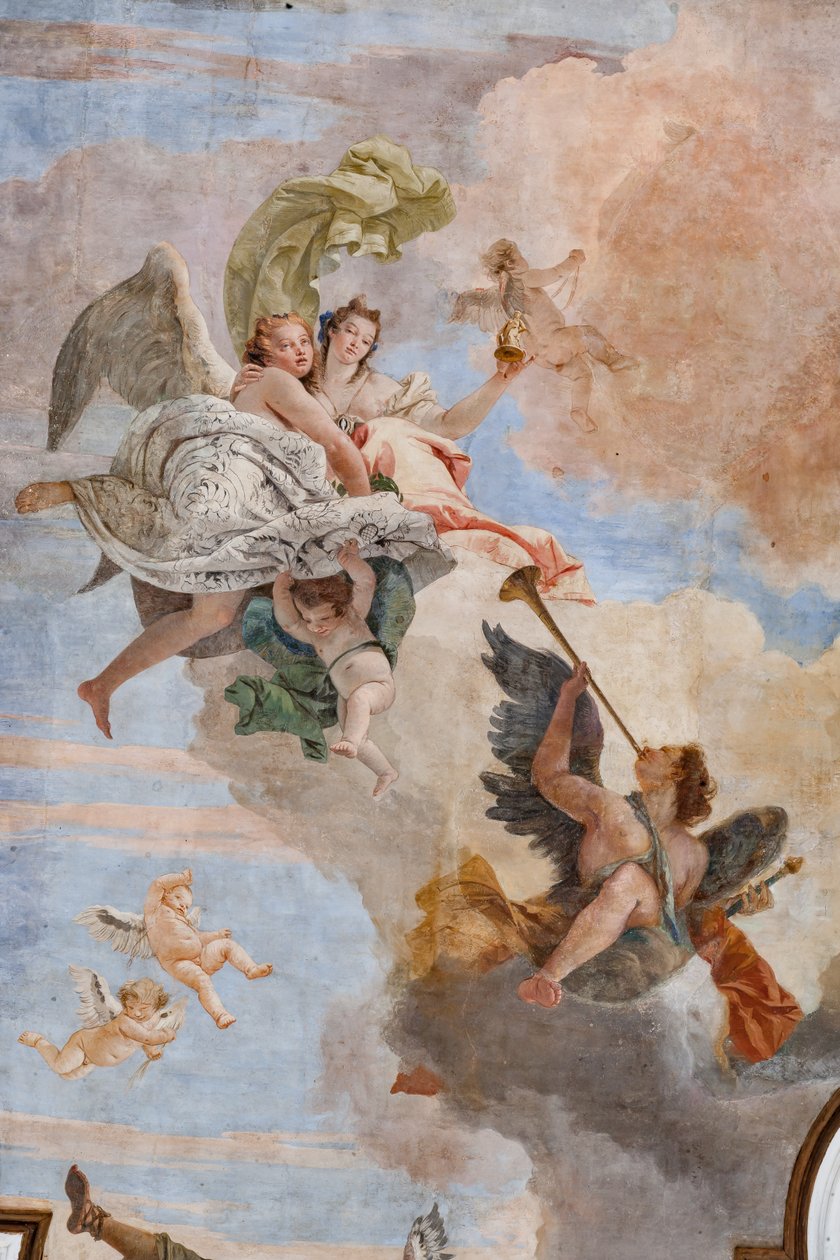 Zekanın Işığı Cehalet Karanlığını yener (detay) by Giovanni Battista Tiepolo