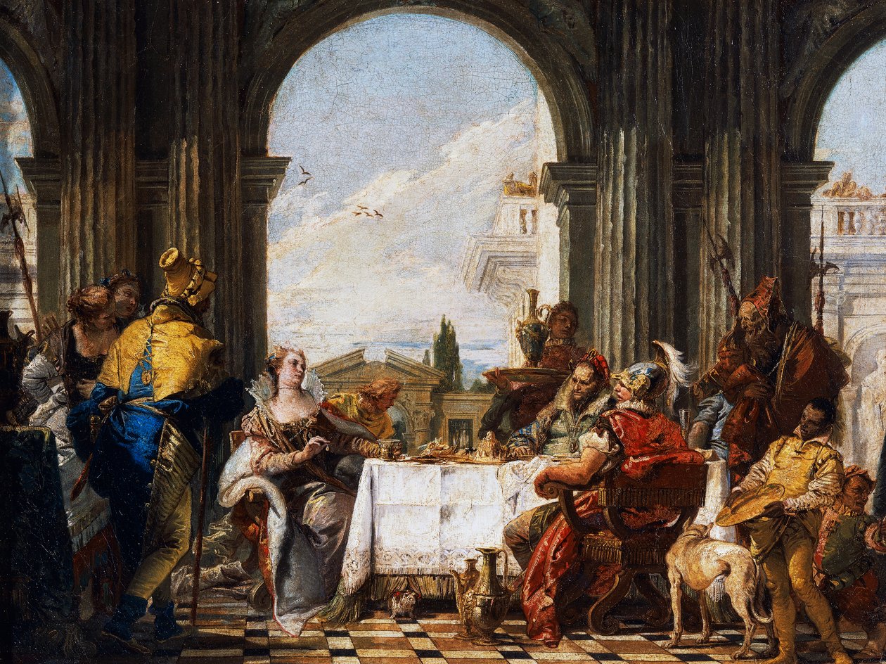 Kleopatra Ziyafeti by Giovanni Battista Tiepolo