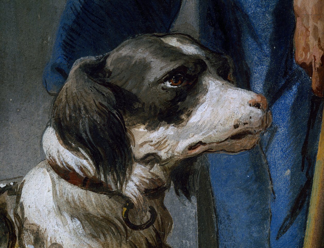 Dog Argo, Giovanni Battista Tiepolo (1696-1770) tarafından yapılan freskten detay by Giovanni Battista Tiepolo
