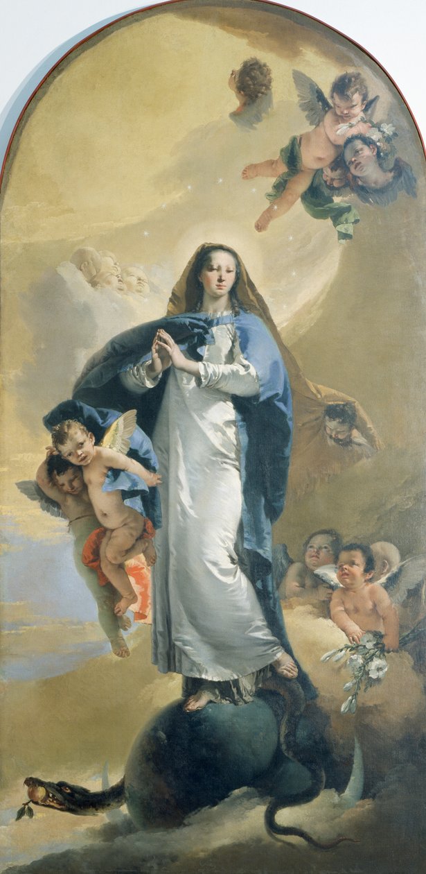 kusursuz gebelik by Giovanni Battista Tiepolo